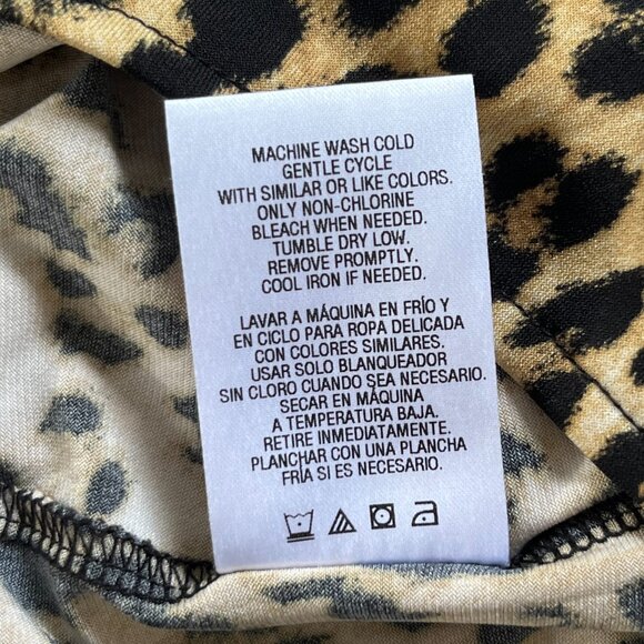 Jaclyn Smith Animal Print Button-Up Blouse - Picture 6 of 6